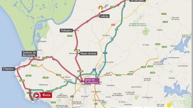 La quinta etapa de la Vuelta recorre la Costa Noroeste de Cádiz