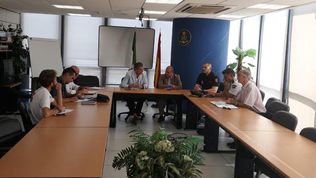 Imagen de la reunión celebrada este jueves en Algeciras, a la que ha asistido el cónsul de Marruecos