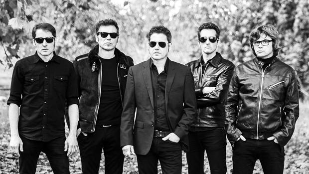Los cinco componentes de la banda granadina 091.