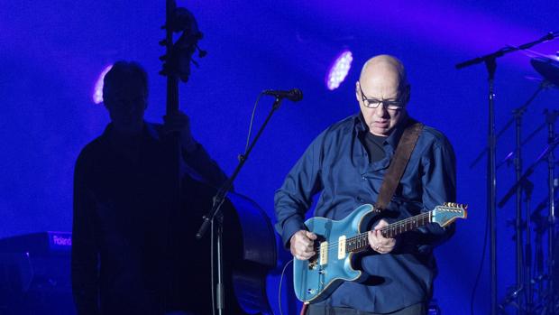 Mark Knopfler, en el concierto del pasado jueves en Barcelona en el que anunció su retirada