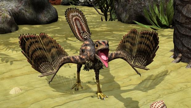 Recreación del Archaeopteryx