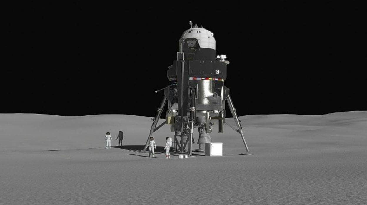 La nueva nave espacial para aterrizar en la Luna