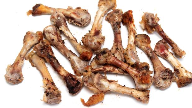 Huesos de pollo