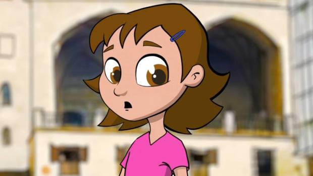 Lola, protagonista del vídeo «Educatauro»