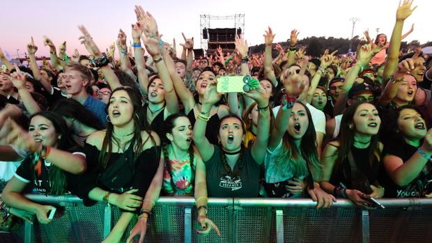 Asistentes a un concierto del último Festival de Benicàssim