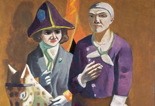 «Doble retrato. Carnaval» (1925). Museum Kunstpalast, Düsseldorf