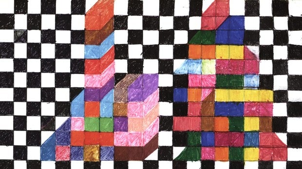 Detalle de la obra «Dibujos con visión mala», de Teresa Burga