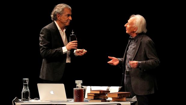Bernard-Henri Lévy y Albert Boadella, en el estreno de «Looking for Europe» en Valencia