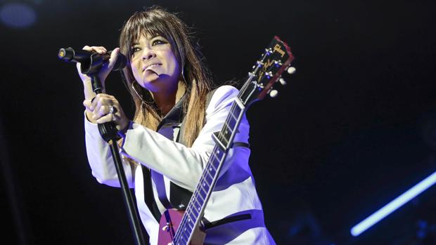 Vanesa Martín, durante el concierto que dio en Sevilla en el mes de marzo