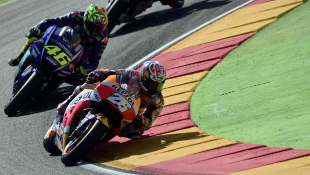Pedrosa y Rossi en Motorland