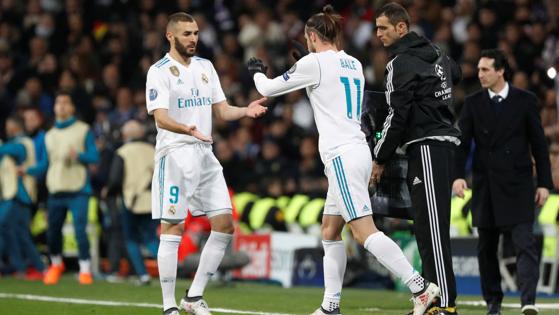 Bale entra por Benzema