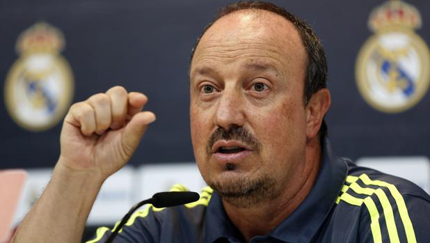 Benítez, en su etapa como técnico del Real Madrid
