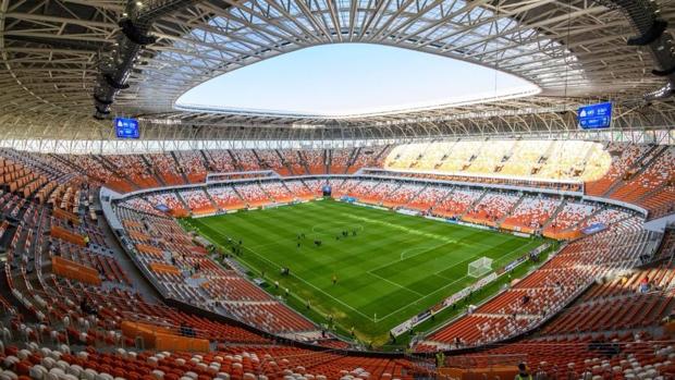 El interior del estadio Mordovia Arena del Mundial de Rusia 2018