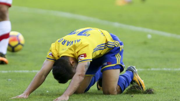 Álvaro García durante la pasada temporada.