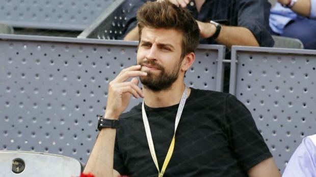 Pique, en la Caja Mágica de Madrid