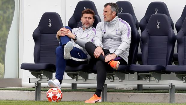 Pochettino, durante un entrenamiento