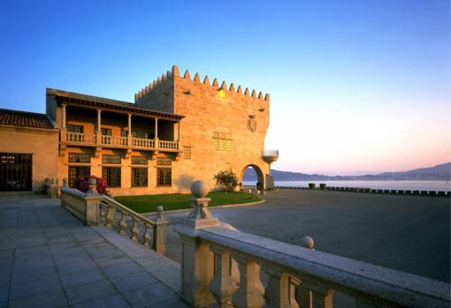 Vista del Parador de Baiona (Pontevedra)