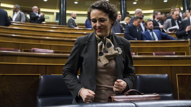 Magdalena Valerio, la semana pasada en el Congreso