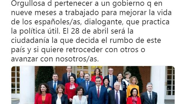 Maroto, la segunda por la derecha en la fila central