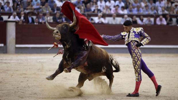 José María Manzanares en Las Ventas hace unos días en la corrida de la Beneficiencia