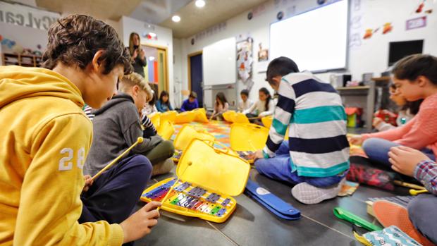 Alumnos del CEIP Kantic@ de Arroyo de la Encomienda