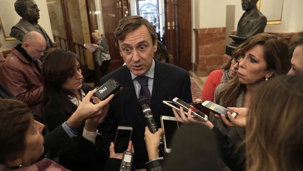 El portavoz del PP en el Congreso, Rafael Hernando