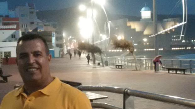 Rahim Ettor en la Playa de las Canteras, Las Palmas de Gran Canaria