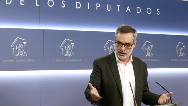 El secretario general de Cs, José Manuel Villegas, en el Congreso