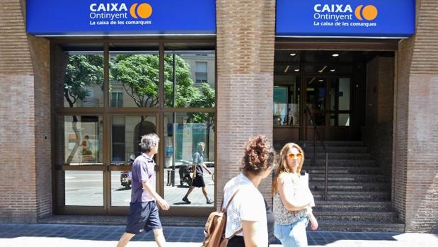 Una sucursal de Caixa Ontinyent en Valencia