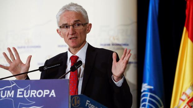 El secretario general adjunto de la ONU durante su conferencia en el Forum Europa en Madrid