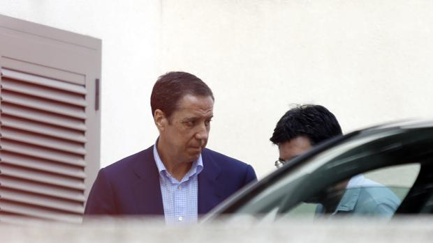 Imagen de Eduardo Zaplana tomada tras su detención el pasado 22 de mayo