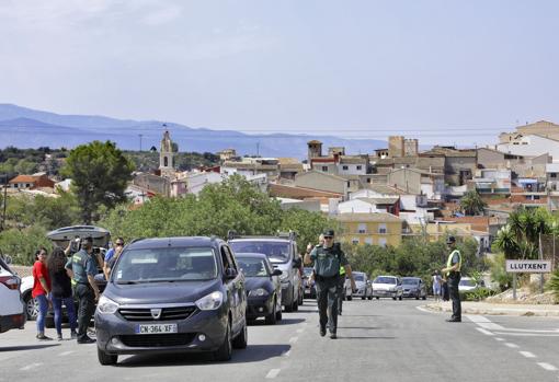 Afectados en los accesos por carretera a Llutxent EFE