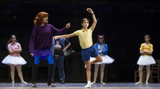Una de las escenas del musical «Billy Elliot»