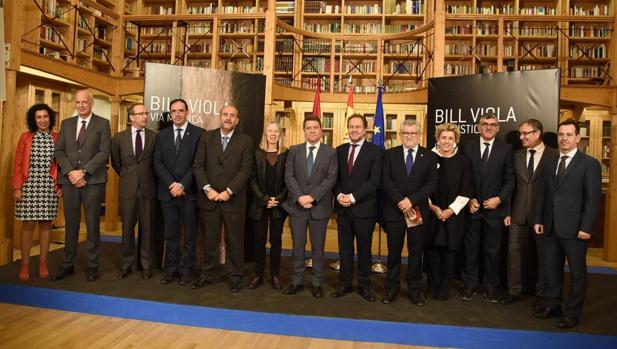 Emiliano García-Page, este jueves en Cuenca durante la inauguración de la exposición «Vía Mística»