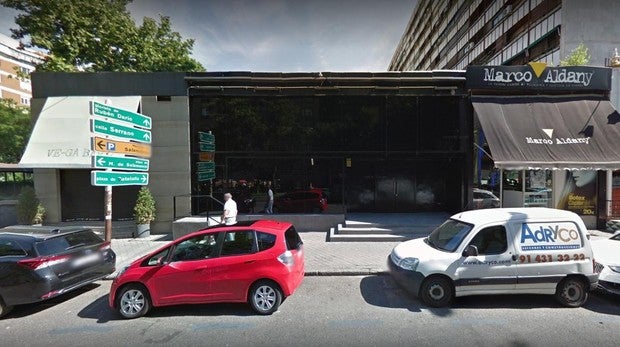 Exterior de la disctoteca, situada en la calle de Juan Bravo
