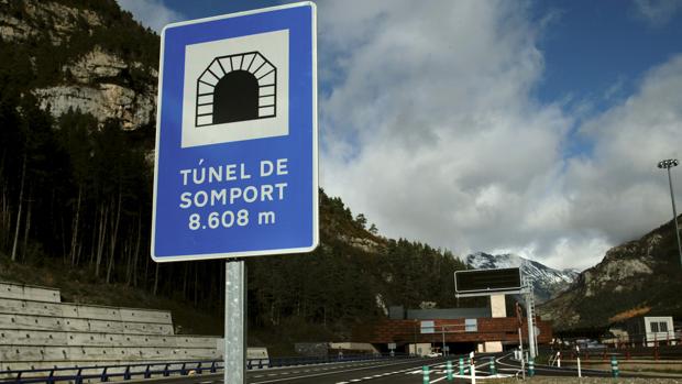 El túnel de Somport tiene más de 8 kilómetros que discurren por las entrañas del Pirineo