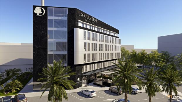 Recreación de los exteriores del nuevo hotel