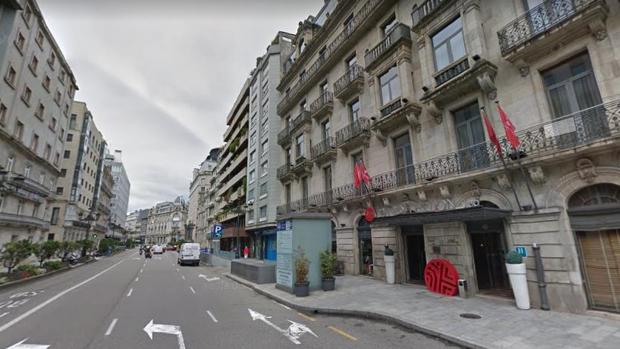 Calle de García Barbón, en el centro de Vigo