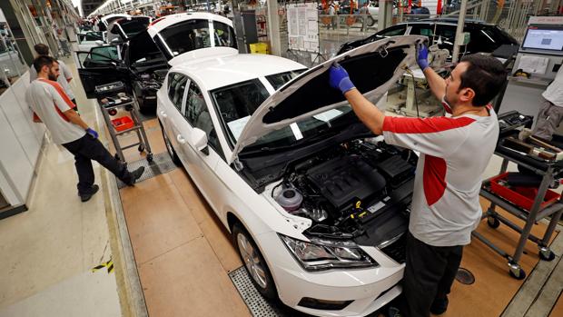 Empleados de Seat en Martorell