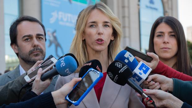 La cabeza de lista del PP por Barcelona a las elecciones generales, Cayetana Álvarez de Toledo