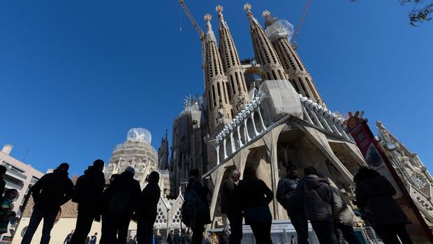 La basílica de la Sagrada Familia de Barcelona