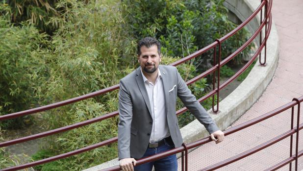 Luis Tudanca, durante la entrevista