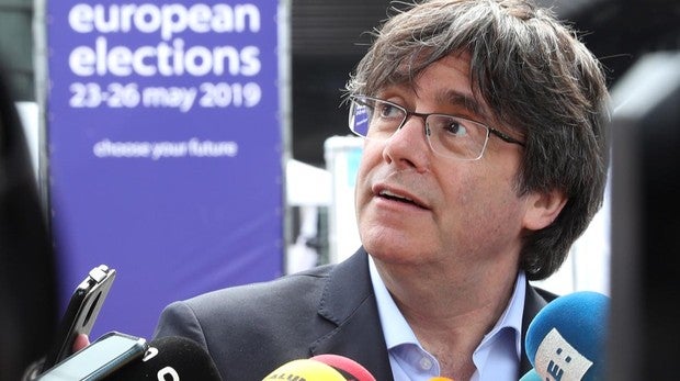 Carles Puigdemont, este domingo en Bélgica