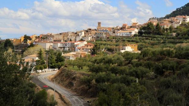 Vista panorámica de Agres (Alicante)
