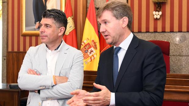 Vicente Marazón (Ciudadanos) y Javier Lacalle (PP)
