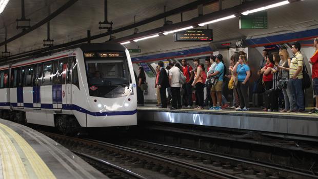 La estación de Metro de Sol, durante la huelga de maquinistas de 2016