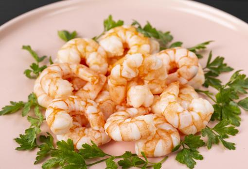 Gambas al ajillo, entrante de Navidad.