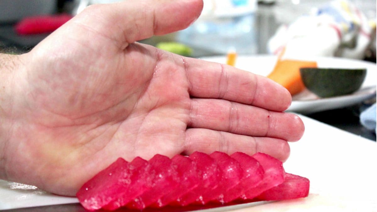 Sashimi de atún rojo de Cuatro Veinte