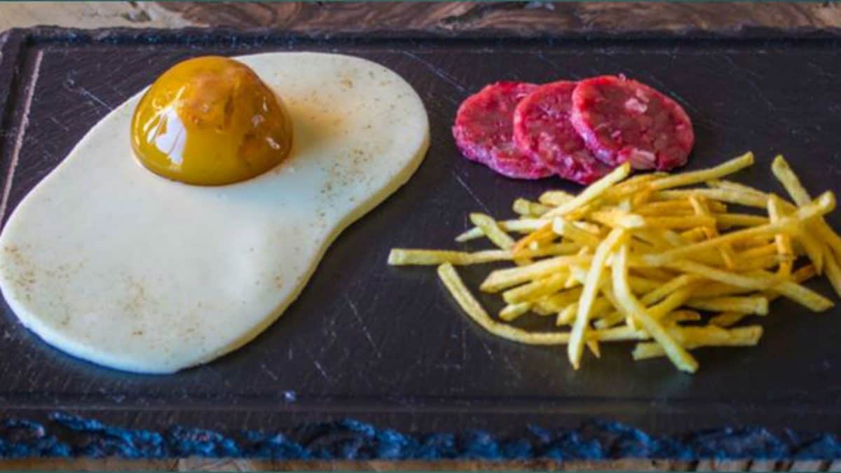 'Huevos fritos con chorizo' es la divertida propuesta del restaurante Los Lances