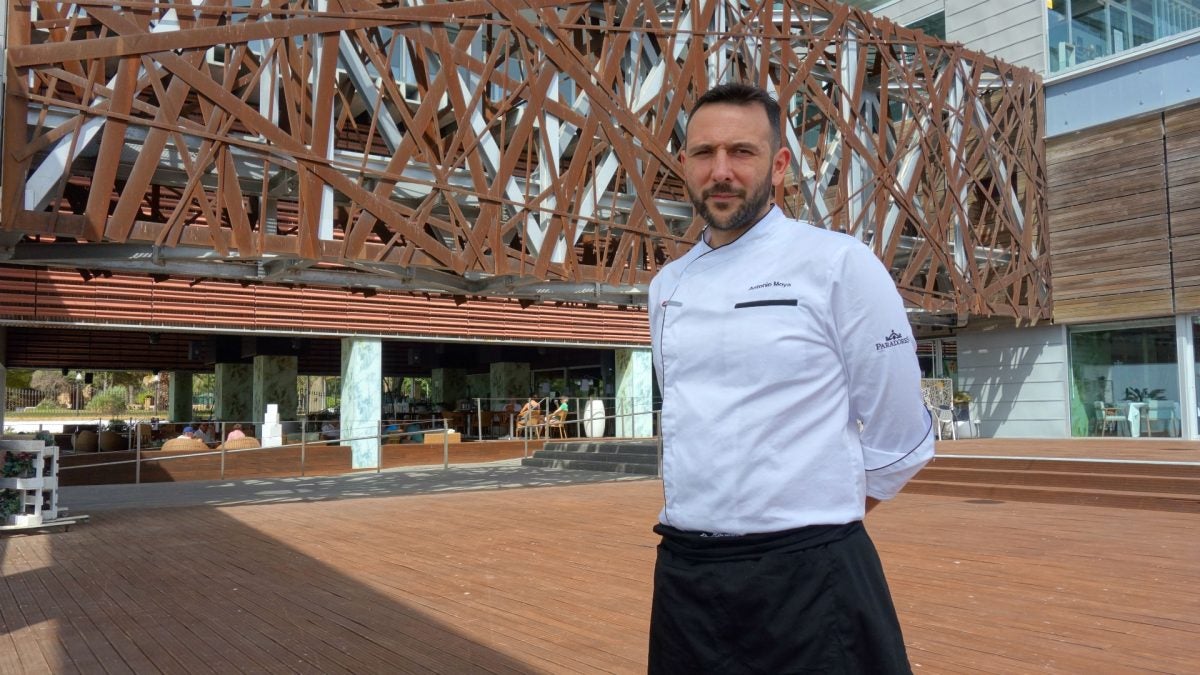 Antonio Mota, jefe de cocina del restaurante del Hotel Atlántico de Cádiz